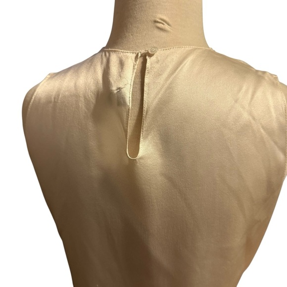 Morgane Le Fay New York Silk Slip Chiffon Dress Size Small - Picture 7 of 9